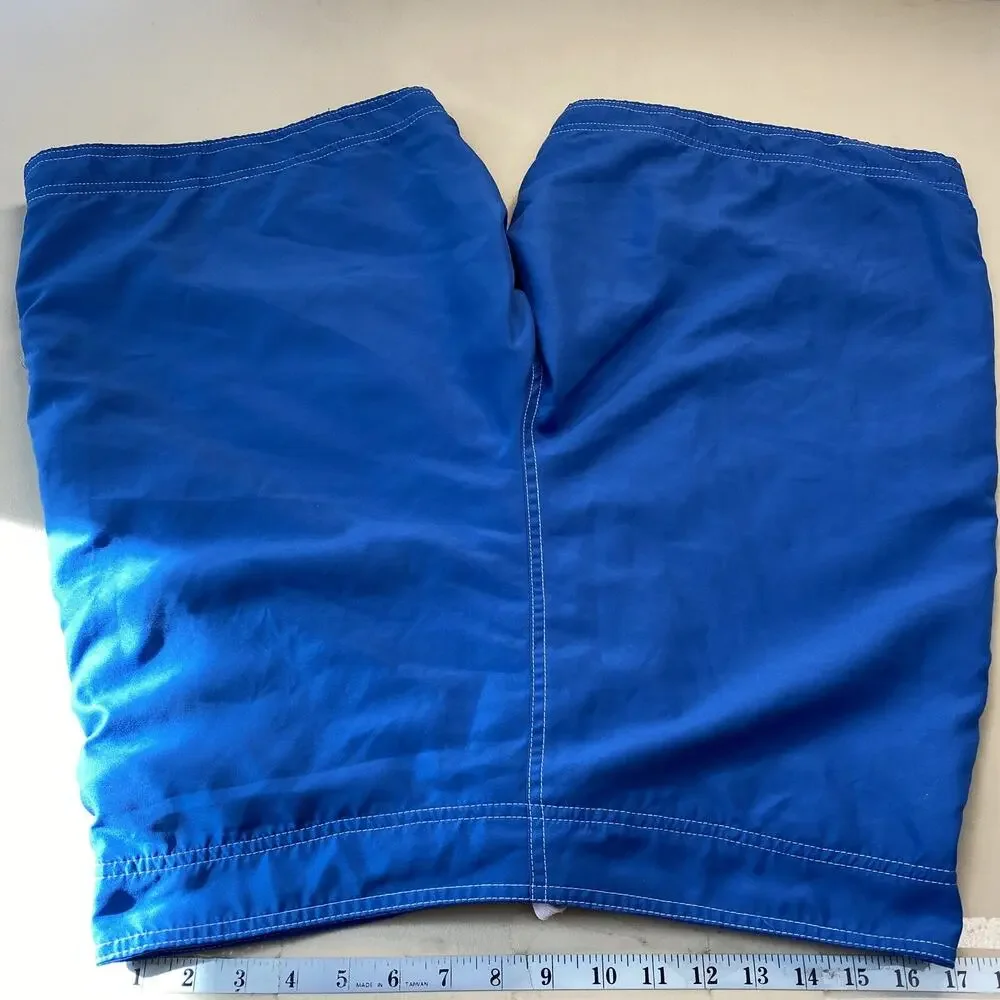 Duke Blue Devils NCAA Board Shorts M Mens Mesh Lined KA‎ Long Leg 34x10 Vintage